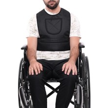 Özbience Tekerlekli Sandalye Için Yelek Tipi Güvenlik Kemeri Siyah