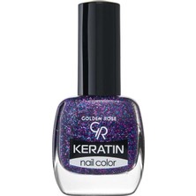 Golden Rose Keratin Nail Color Glitter - 414 - Işıltılı Oje