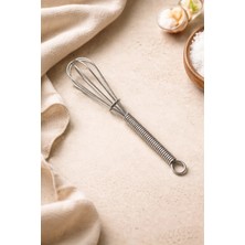 Ecovibe 6'lı Mini El Çırpıcısı Paslanmaz Çelik Tel Çırpıcı Mutfak Için Pratik Yumurta Krema Sos Karıştırıcı