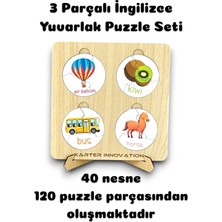 Özbience Ağaçtan Ingilizce Kavram ve Temalar Öğrenme Seti, Meyveler, Hayvanlar ve Ulaşım