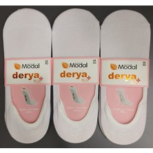 Derya Kadın Dikişsiz Modal Babet Çorap 6 Adet