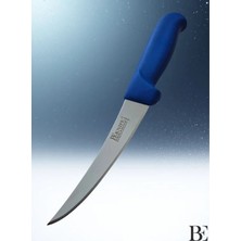Beknife Bemiral 15CM Kıvrık Kemik Sıyırma Bıçağı 10354.15 Fibrox Kaymaz Saplı 25MM x 150MM x 2.5mm Mavi