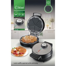 Özbience Yapışmaz Plakalı Paslanmaz Çelik Waffle Makinesi, Pratik ve Şık Tasarım