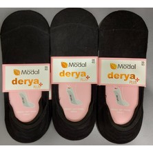 Derya Kadın Dikişsiz Modal Babet Çorap 12 Adet