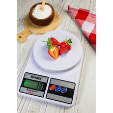 Özbience Pratik Dijital Mutfak Tartısı, LCD Ekran, Beyaz, Kolay Kullanım