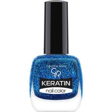Golden Rose Keratin Nail Color Glitter - 413 - Işıltılı Oje