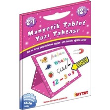 Özbience Renkli Manyetik Tablet Yazı Tahtası, Çocuklar Için Eğlenceli ve Öğretici