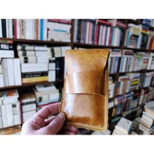 Mahfuz Gerçek Deri Özel Kalemleriniz Için Kalemlik Kalem Kutu ( 5*6 Kalem Için ) 28 cm \ 9.5 cm DAK88