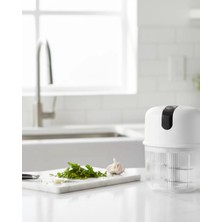 Özbience Mini Sarımsak Doğrayıcı, USB Şarjlı, 250 Ml, Pratik ve Kullanışlı Ürün