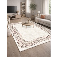 Lioara Home Modern Dijital Baskı Halı |  Yıkanabilir Kaymaz Taban Salon & Yatak Odası Halısı