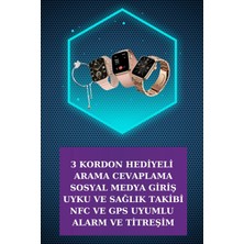 Senka Mey Ithalat® Dijital Göstergeli Powerbank Bluetooth Kulaklık ve Yeni Nesil Amoled Ekran Akıllı Saat