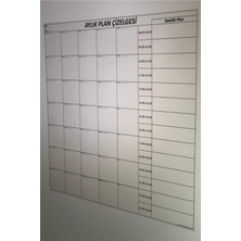 Özbience Aylık Planlayıcı Takvim Çizelgesi 100X100 Cm, Pratik ve Şık Tasarım