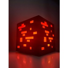 3D Home Minecraft Tealight Masa Işığı