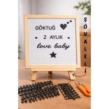 Özbience Özelleştirilebilir Ahşap Çerçeveli Beyaz Mesaj Panosu ve Yazı Tahtası Seti