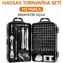 Özbience 115 Parça Manyetik Uçlu Hassas Tornavida Seti, Çok Amaçlı ve Dayanıklı