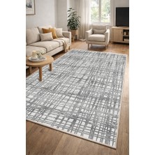 Lioara Home Çizgili Modern Dijital Baskı Halı |  Yıkanabilir Kaymaz Taban Salon & Yatak Odası Halısı
