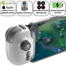 Özbience 400MAH Type-C Mobil Oyun Joystick, Telefon Için Tetikli Gamepad