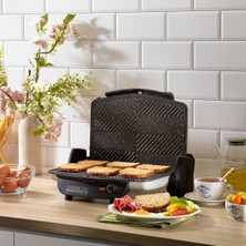Woodhub Krem Renkli Tost Makinesi, Pratik ve Şık Tasarım