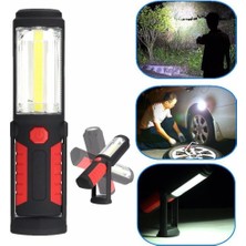 MiraLive Br S99 Cob LED Şarj Edilebilir Mıknatıslı Çalışma Feneri