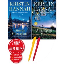Doğan Kitap Alfa Kalem+Ateşböceği Yolu+Gümüş Gözyaşları / Kristin Hannah 2 Kitap+Yeni+Roman Öykü