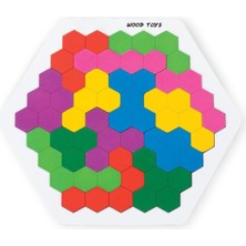 Özbience Ahşap Patek Tangram, Eğlenceli ve Öğretici Zeka Oyunu