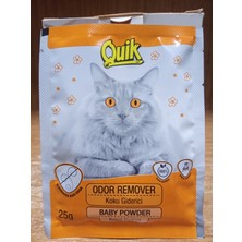 Quik Bebek Pudralı Kedi Kumu Koku Giderici 25GR x 15 Adet