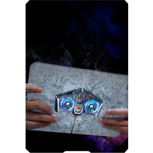 Özbience LED Işıklı Çift Fanli Tablet ve Telefon Soğutucu Radyatörü