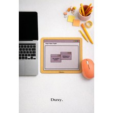 Duxy Yazılı Mouse Pad, 23X19 Cm, Kaymaz Taban, Ev, Ofis ve Oyun Için Rahat ve Yumuşak Mousepad