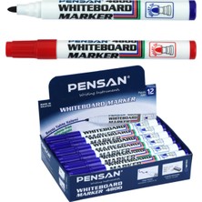 Özbience 12'li Mavi Yuvarlak Uçlu Tahta Kalemi Seti