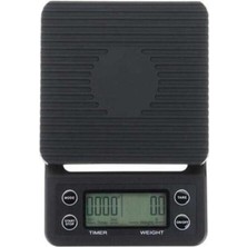 Özbience Dijital Kahve Tartısı, Zaman Ayarlı Ölçüm Cihazı, Kahve Hazırlama Aleti