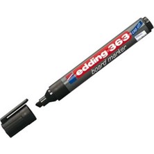 Özbience Beyaz Tahta Kalemi E-363 Siyah, Kalıcı ve Temiz Yazım Için Ideal