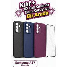 AHK Tekno Samsung Galaxy A37 Rubber Kapak Kilif / Ekran Koruyucu