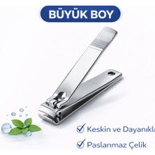 Renklime Ima Büyük Boy Tırnak Makası Profesyonel Nail Clipper 1 Adet