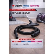 Woodhub 2300W Süpürge Hortumu, Yüksek Performanslı ve Dayanıklı Temizlik Aksesuarı