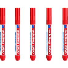 Özbience Beyaz Tahta Kalemi Kırmızı 5'li Set, Yazı ve Çizim Için Mükemmel Seçenek