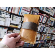 Mahfuz Gerçek Deri Özel Kalemleriniz Için Kalemlik Kalem Kutu ( 5*6 Kalem Için ) 28 cm \ 9.5 cm DAK92