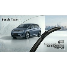 Byd Dolphin - Silbak Muson Pro Silecek Takımı - Sessiz Tasarım - Uzun Ömür - Orjinal Geçme Sistem - 2023-2026 - SB2415C