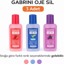 Renklime Gabrini Oje Sil Besleyici Aseton 125 ml Oje Çıkarıcı 3 Adet
