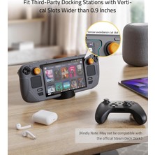 Özbience Gri Renkli Steam Deck Oled/lcd Uyumlu Silikon Koruyucu Kılıf