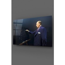 Özbience Modern Cam Yazı Tahtası, Şık ve Kullanışlı Ofis ve Ev Dekoru