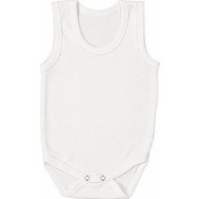 İrem Bebe Unisex Bebek Askılı Çıtçıtlı Atlet Zıbın Beyaz 0-36 Ay