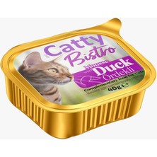 Catty Bistro Mousse Ördekli Yetişkin Kedi Konservesi 40 gr
