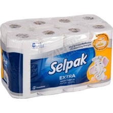 4 Adet Selpak Yağ Emici Kağıt Havlu Extra 8li