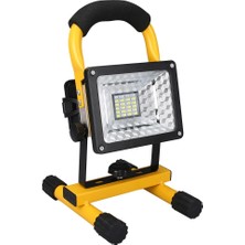 Pileli Store Br P30 IP65 Waterproof 20LED 30W Taşınabilir Şarjlı LED Projektör