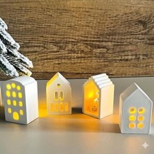 Karakız Dörtlü Mini Ev Silikon Kalıp 5.3x2.5 Cm