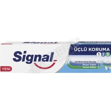 2 Adet Signal Diş Macunu Üçlü Koruma 50 ml
