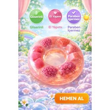 CAN Life Collection El Yapımı Şeffaf Gliserinli Meyveli Donat Sabun Paraben Içermez Ipli Tasarım Çocuklar Için Eğlenceli