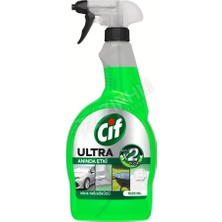 2 Adet Cif Sprey Anında Etki Kir ve Yağ Çözücü 1025 ml