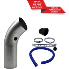 Replax Hava Filtre Uzatma Metal 76 mm X31 cm Silver Gri 4686333