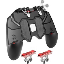 Özbience 6 Parmak Mobil Oyun Kolu, Ergonomik Kavrama, Ekstra Hediye ile